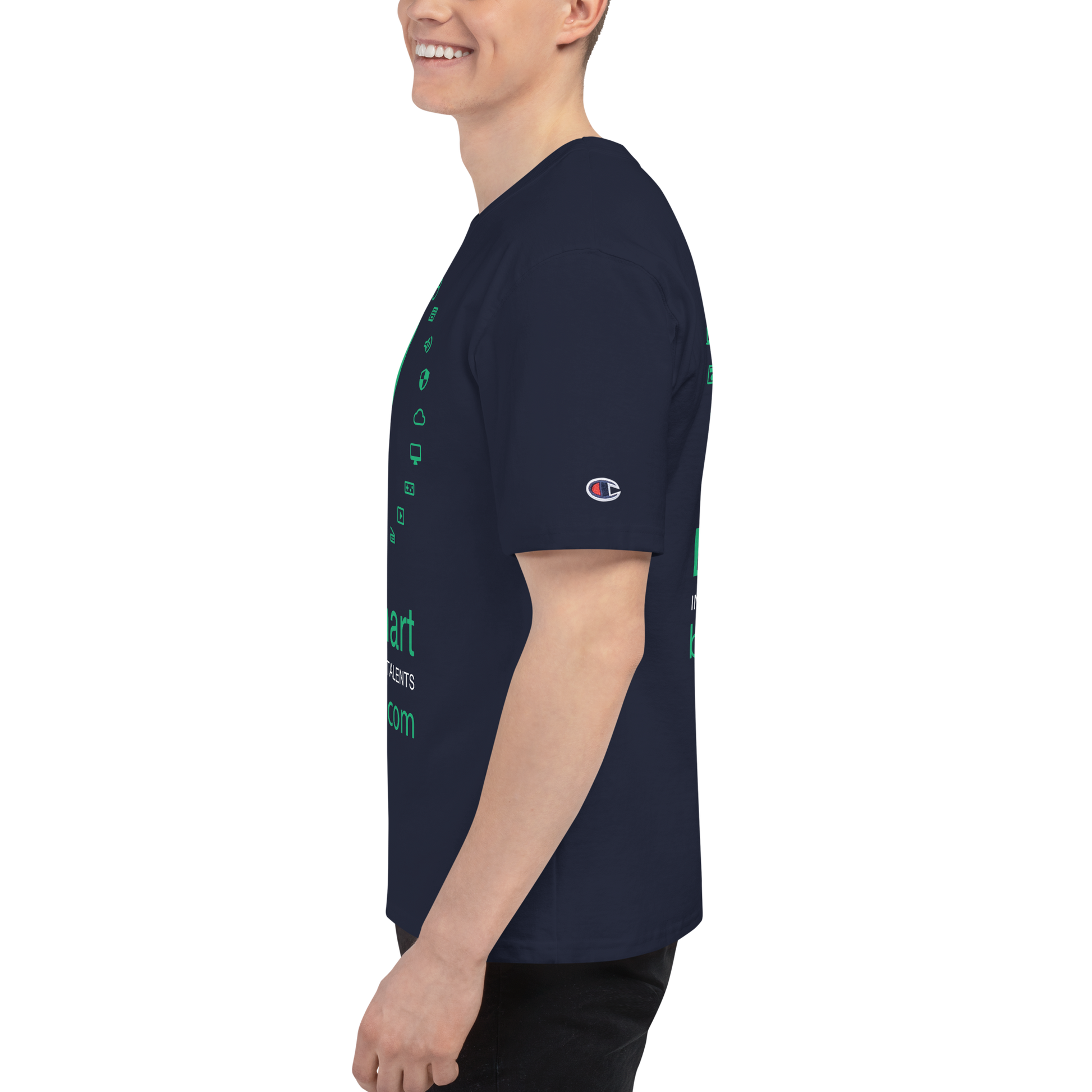 Men's Champion T-Shirt — Navy