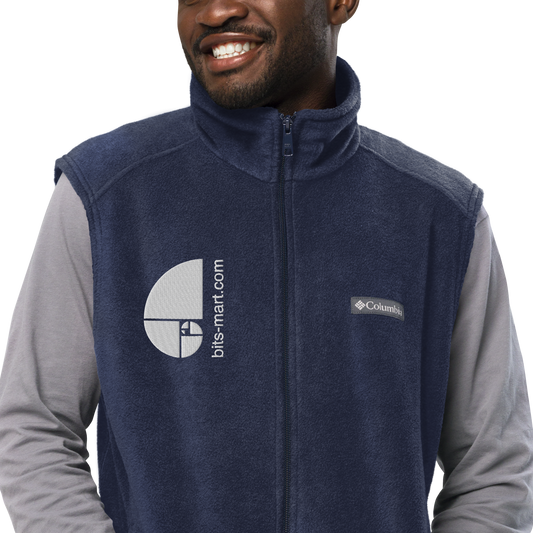 Mens Columbia fleece vest — Navy